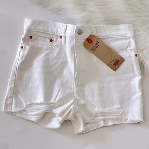 Levi’s HIGH-RISE  shorts white